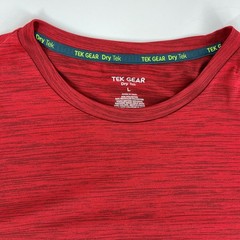 Men’s Red Tek Gear® Dry Tek Tee in Cherry Large