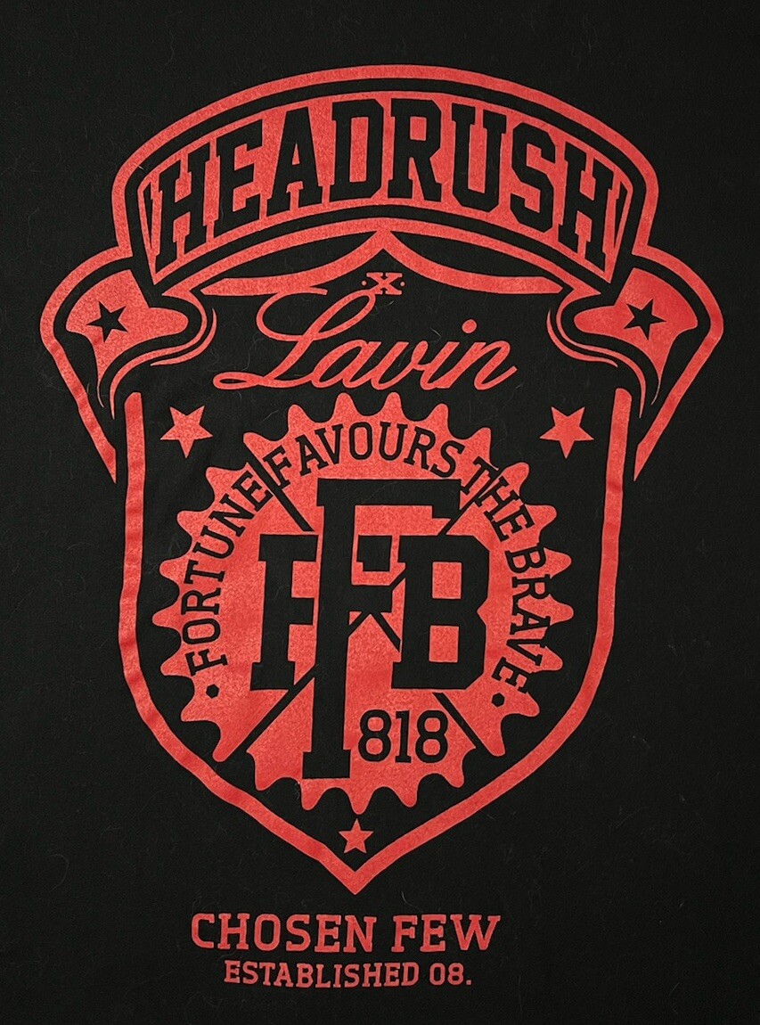 Headrush Men’s Sz 2XL Black Short Sleeve T-Shirt MMA Action Sports Y2K M-19 gallery