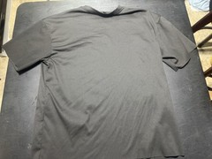 Black ribbed tee, Size L #ribbed #tee