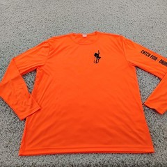 Dirty Hooker Shirt Mens Large Orange Performance Fishing Beach Beer Outdoor A4