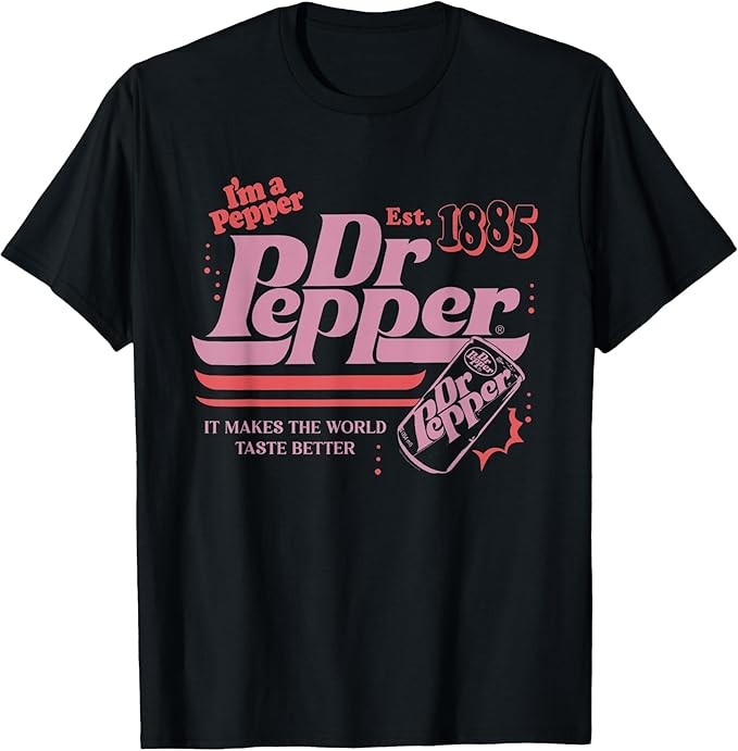 Dr. Pepper Retro Pop Makes The World Taste Better T-Shirt Size S-4XL gallery