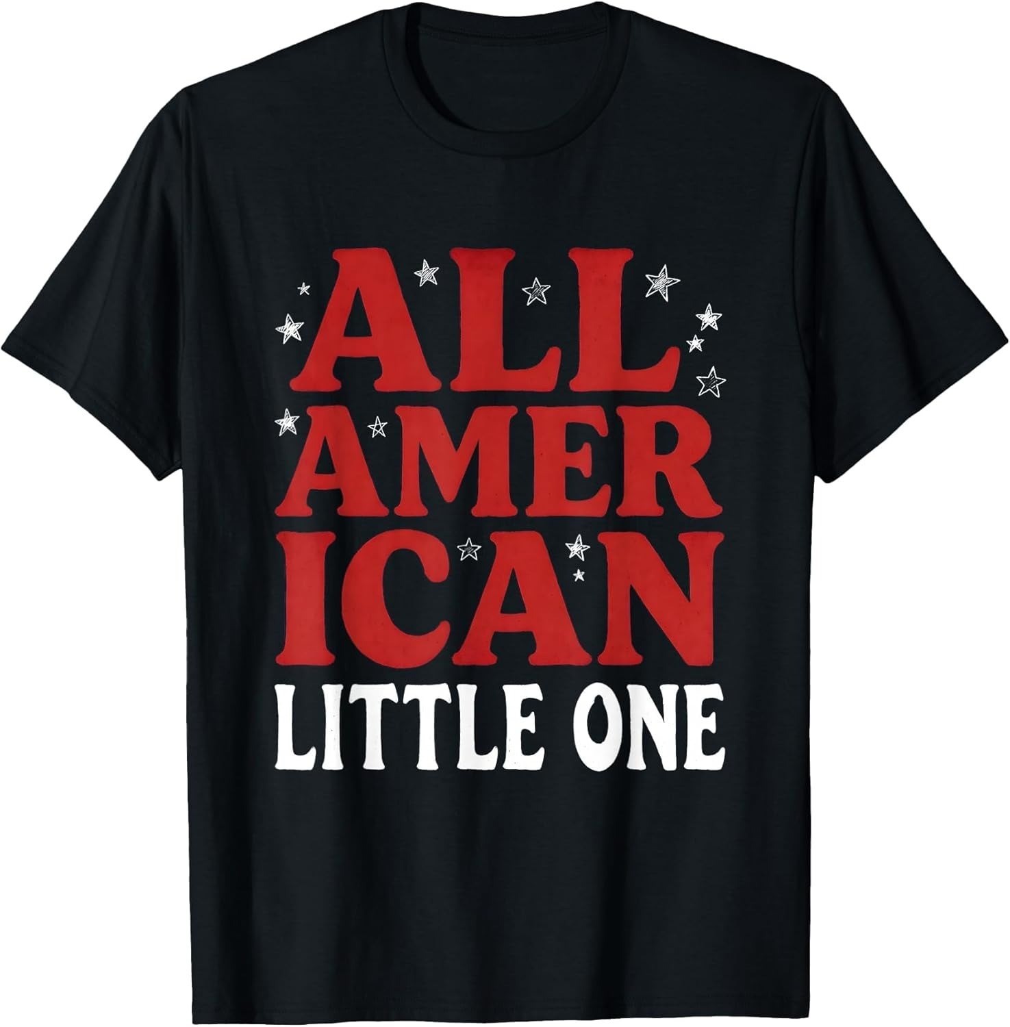 All-American Little One Kids Red White Blue Unisex T-Shirt
