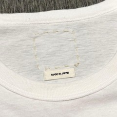VISVIM Fabulous Machines T-Shirt Size 3 / L White Made in Japan Logo Print Rare