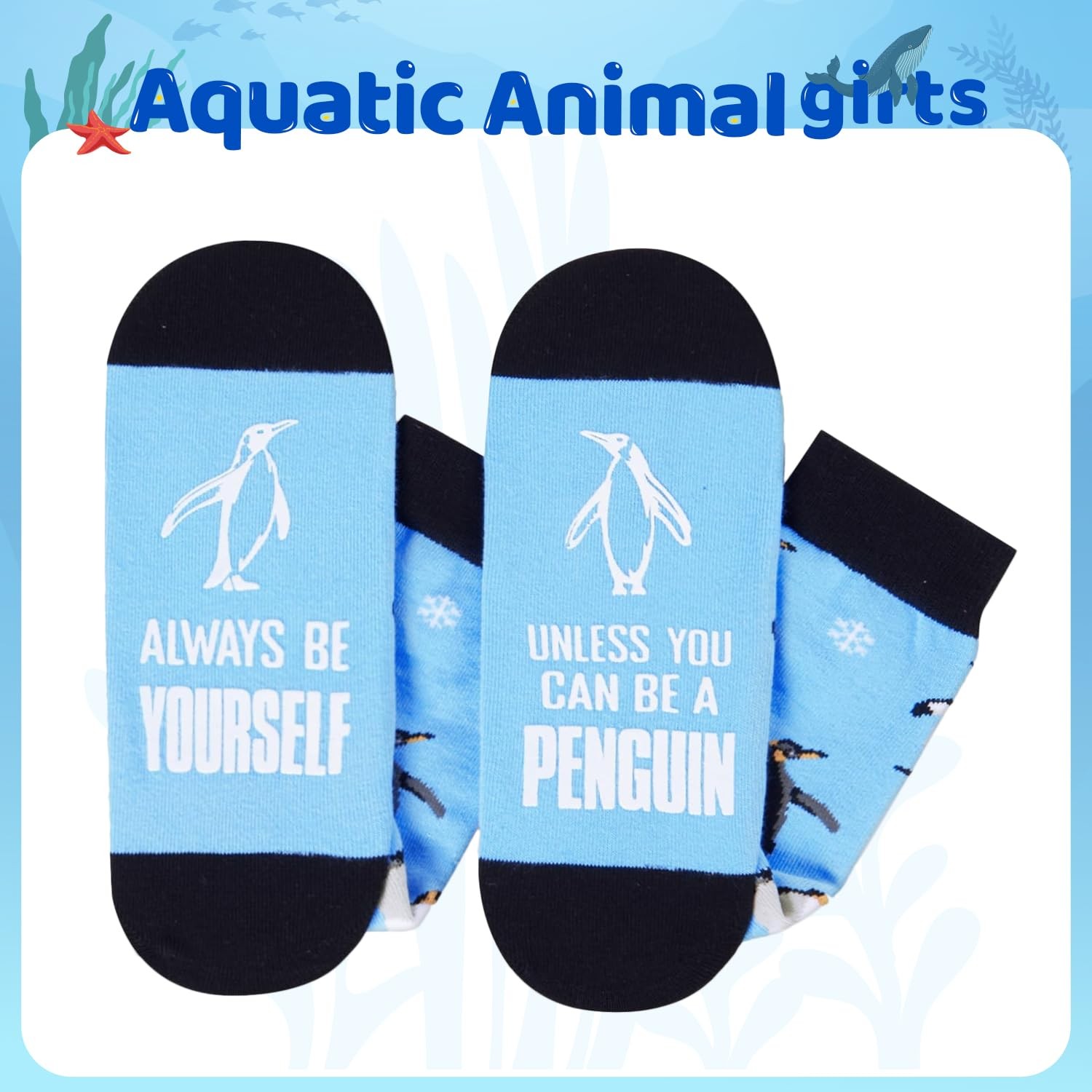 Penguin Gifts for Men Women - Funny Crazy Penguin Socks for Teens, Animal Socks gallery
