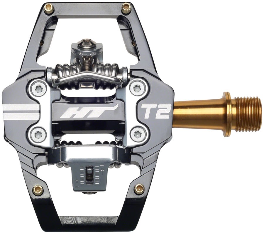 T2T Pedals – HT Components T2T Pedals – Dual Sided Clipless with Platform,