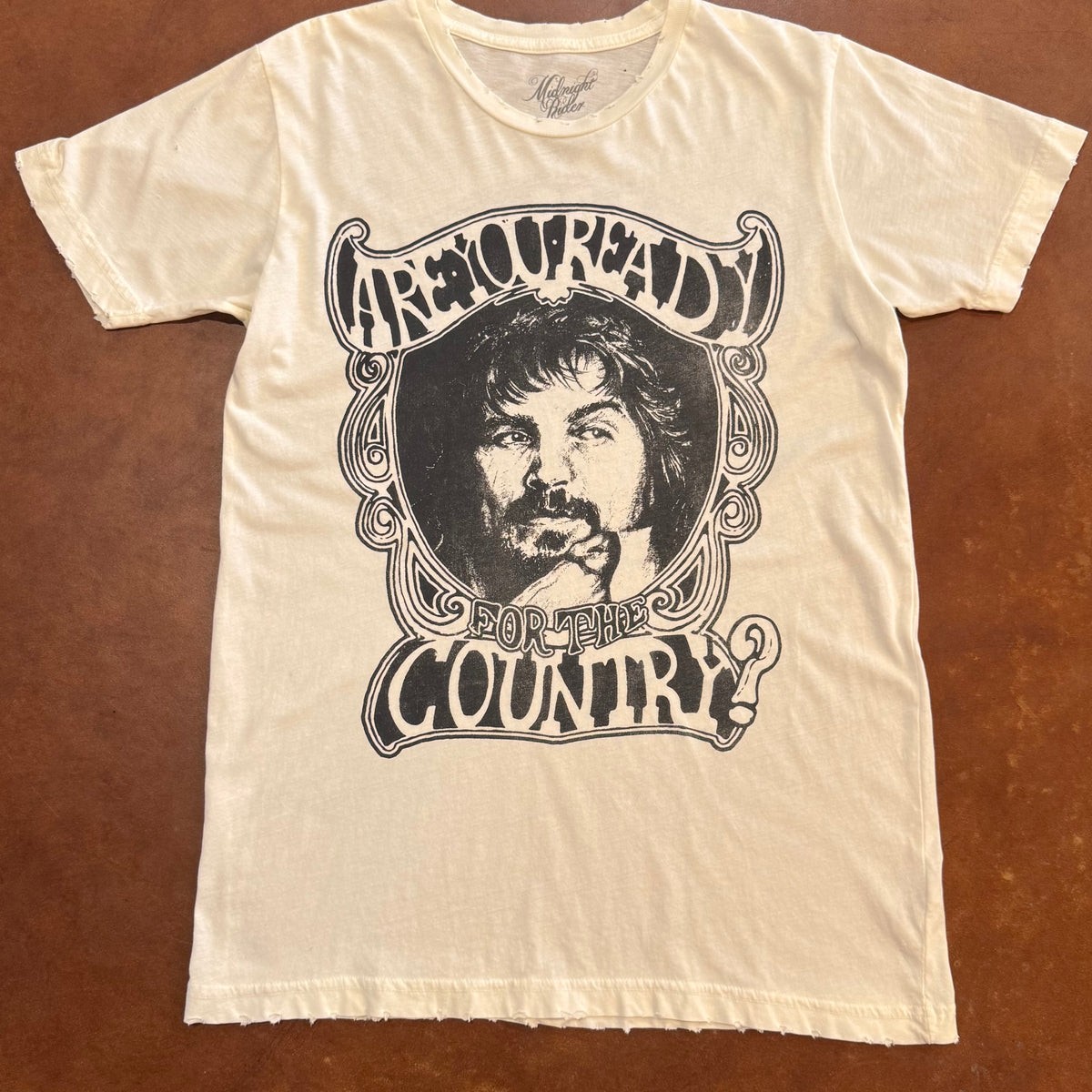Waylon Jennings Are You Ready For The Country Tour White Unisex Shirt WA1226 gallery