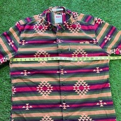 Levi’s multicoloured Aztec button up shirt Size XL