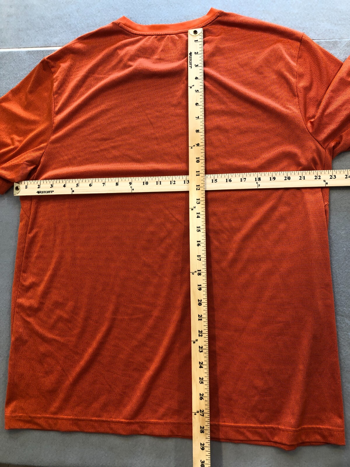 Tek Gear Shirt Men's Extra Large Bright Orange Printed Activewear gallery