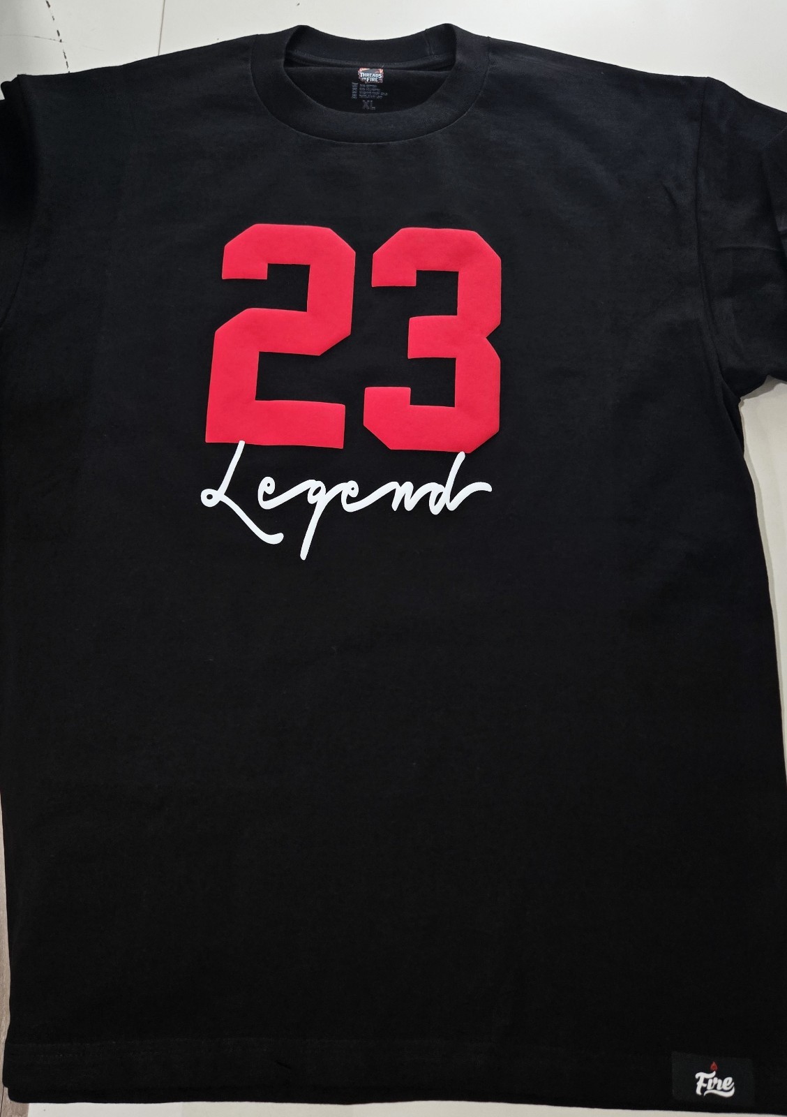 Men's Black T-Shirt To Match Air Jordan 13 True Red gallery