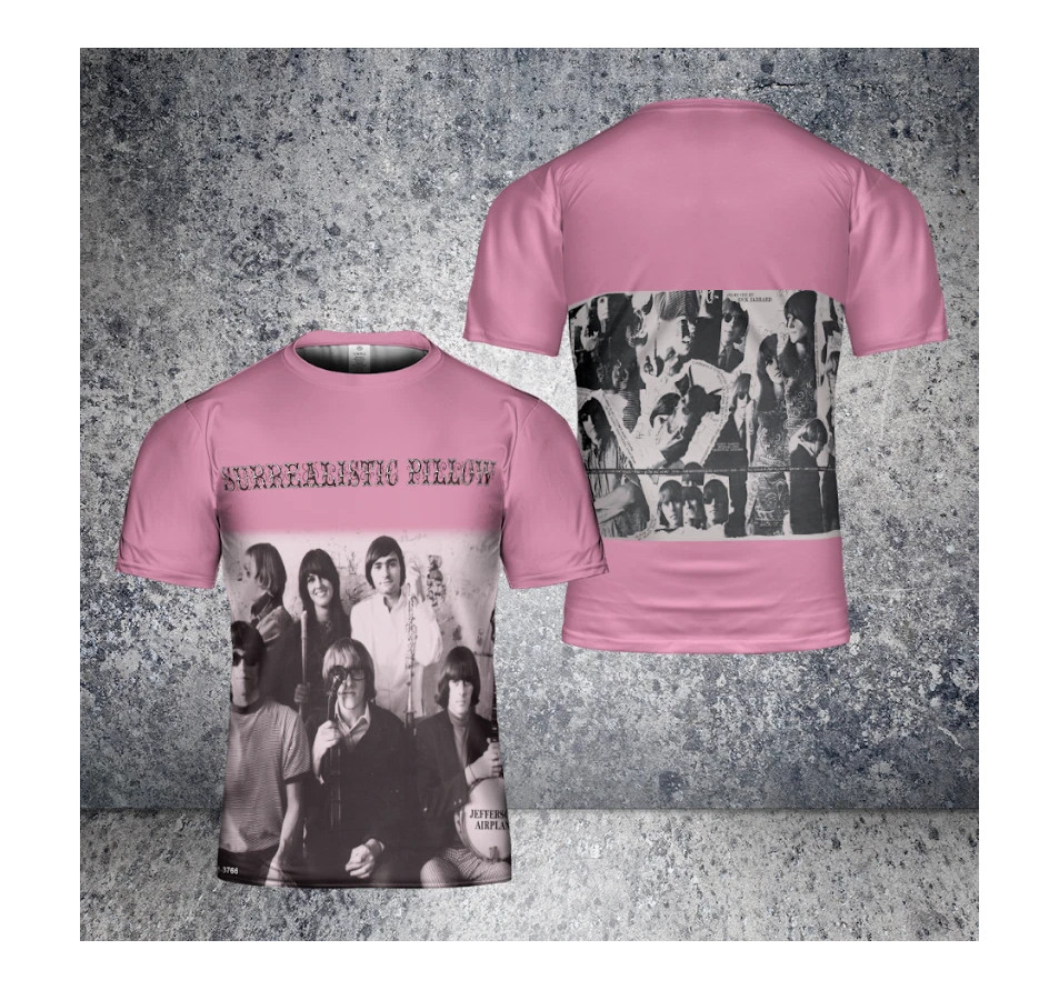 Jefferson Airplane Surrealistic Pillow Album Cover AOP 3D T-Shirt TU1R17