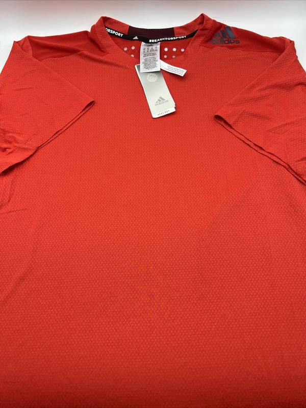 Adidas D4T HR Tee Men’s Size XL Red Short Sleeve T-Shirt HC4232 New with Tags