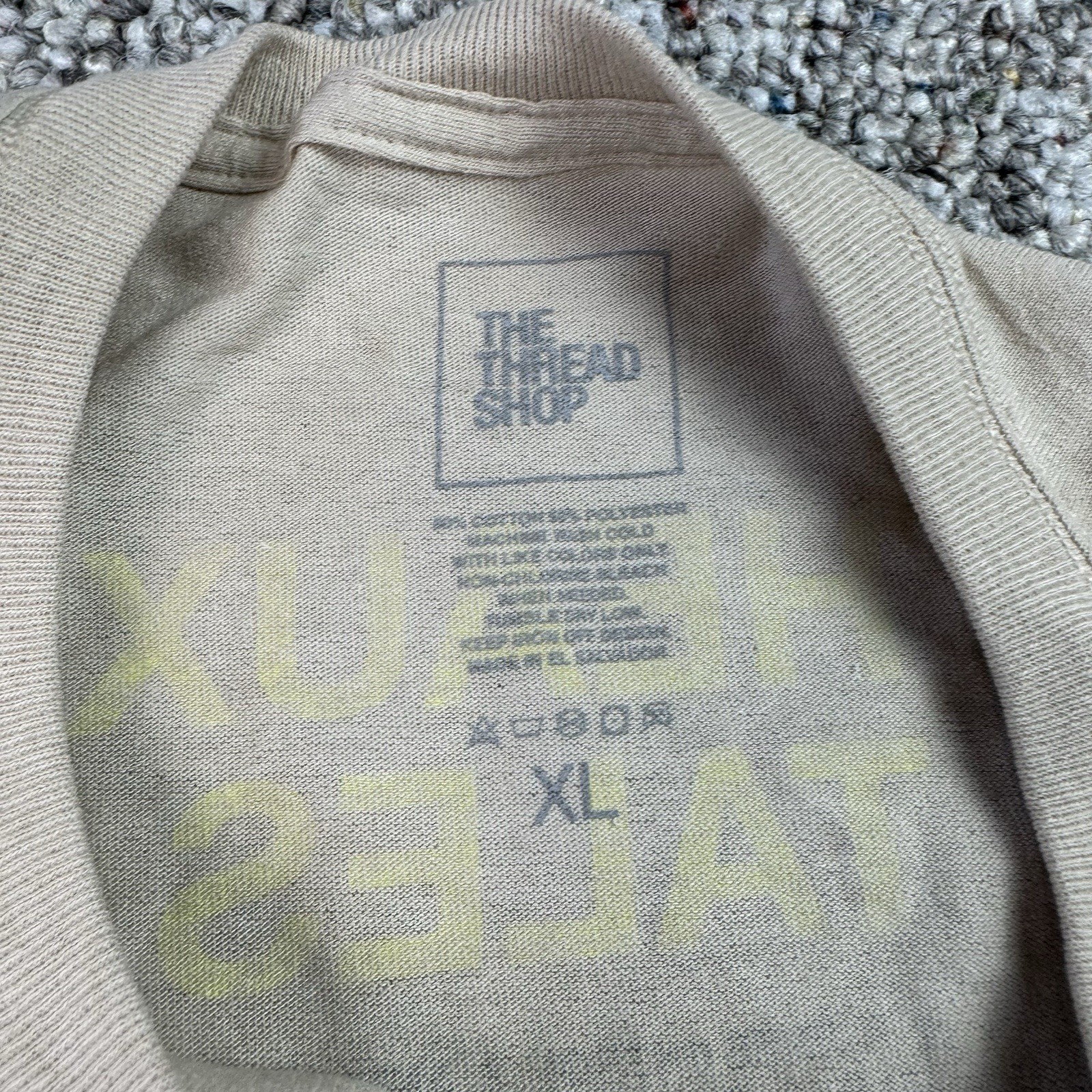 The Thread Shop Shirt Mens XL Jazmine Sullivan Heaux Tales Long Sleeve Beige gallery