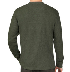 MEMBERS MARK MENS THERMAL CREW, HUNTER GREEN *CHECK FOR SIZE