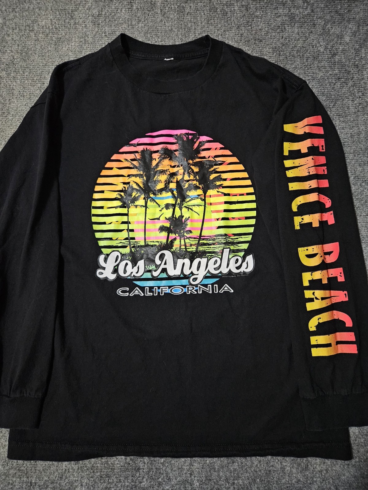 Los Angeles California Venice Beach Long Sleeve Shirt Size M