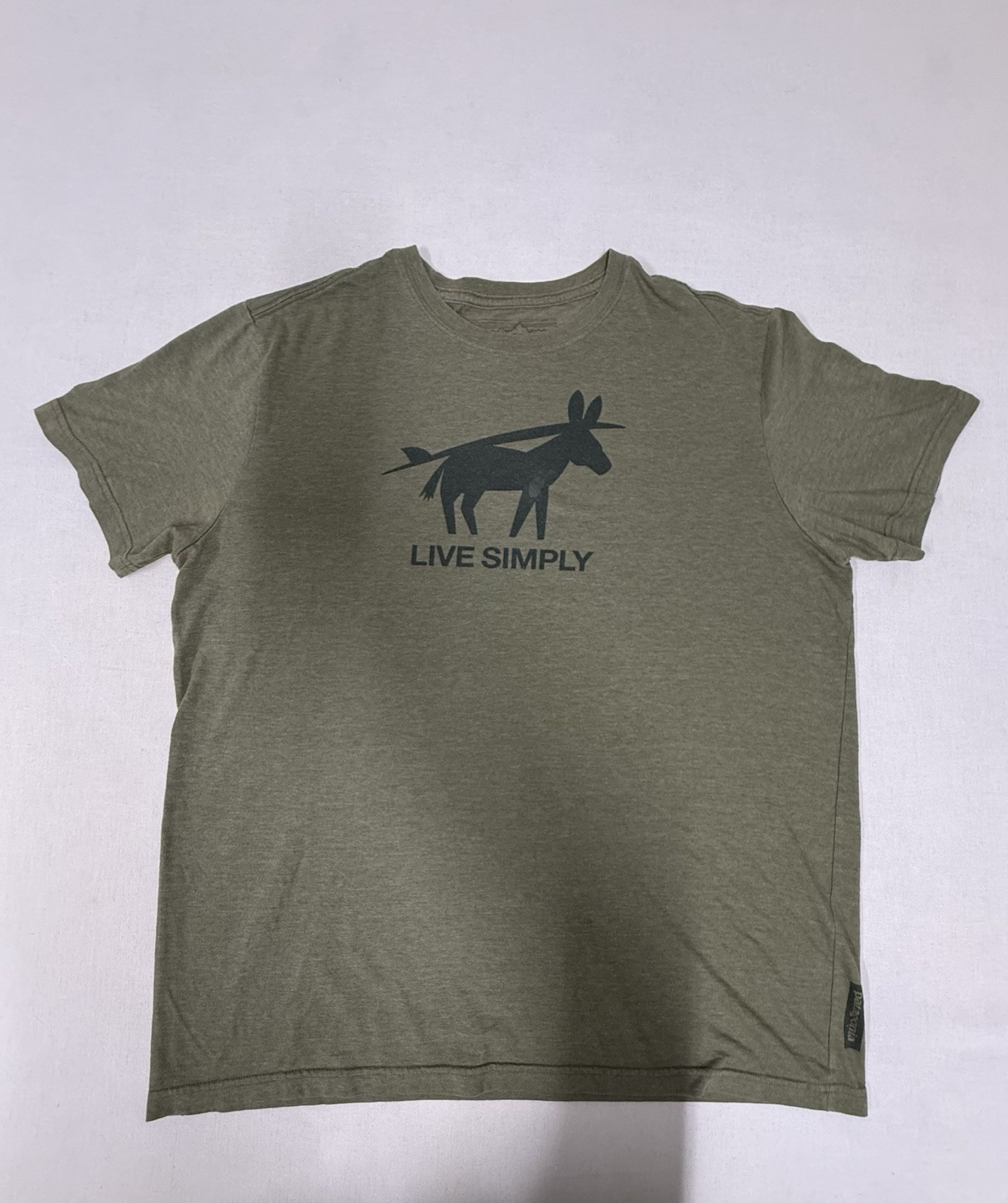 Patagonia Shirt Mens Large Live Simply Graphic Short Sleeve Tee Tagless 204 gallery