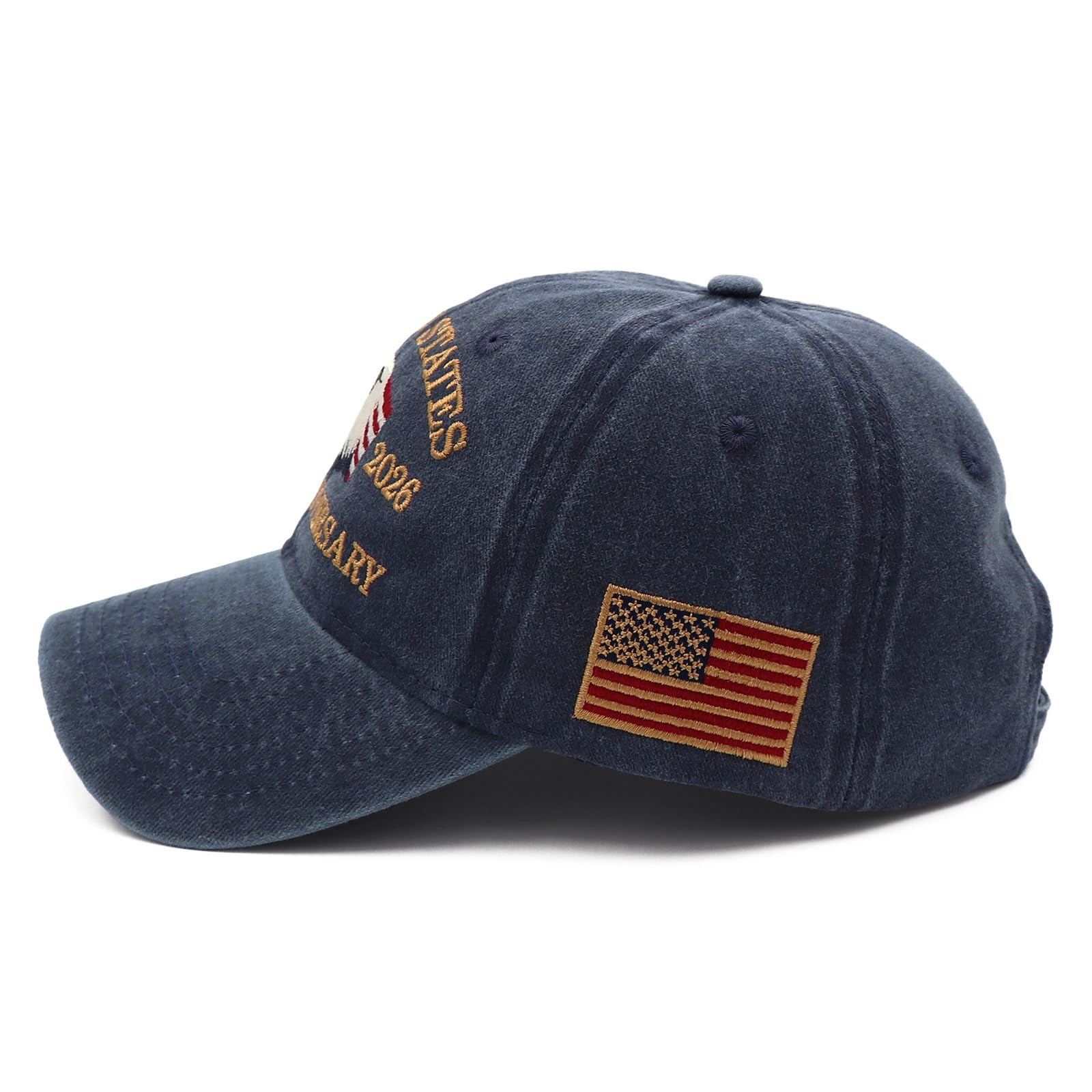 250 Anniversary USA Hat 1776-2026, Patriotic Baseball Cap with Eagle Embroide... gallery