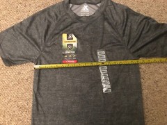 NWT Men’s Small Gray ZeroXposur Black Sun Protection All-Day Comfort Active