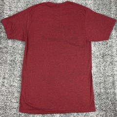 NEW Dr Pepper Logo Men’s M Red Heather T-Shirt Tee Luv Graphic Cotton Blend