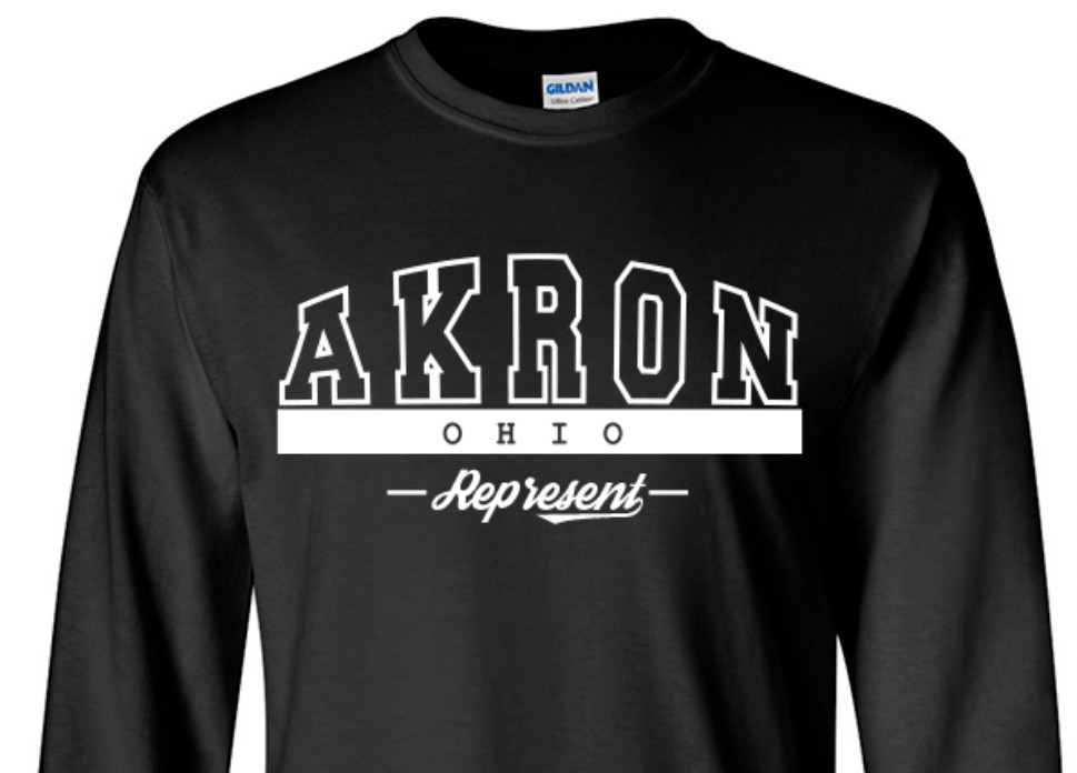 Akron Ohio State T-Shirt Long Sleeve Graphic Tees Unisex Apparel Design gallery