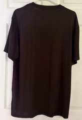 Quicksilver Loungewear L Black W/Red Logo Super Soft Poly/Spandex SS T-Shirt EUC