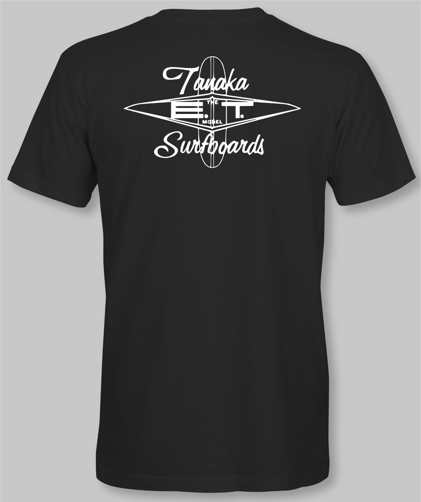 E.T. ERNIE TANAKA SURFBOARDS Retro T-Shirt surf surfing california hawaii gallery