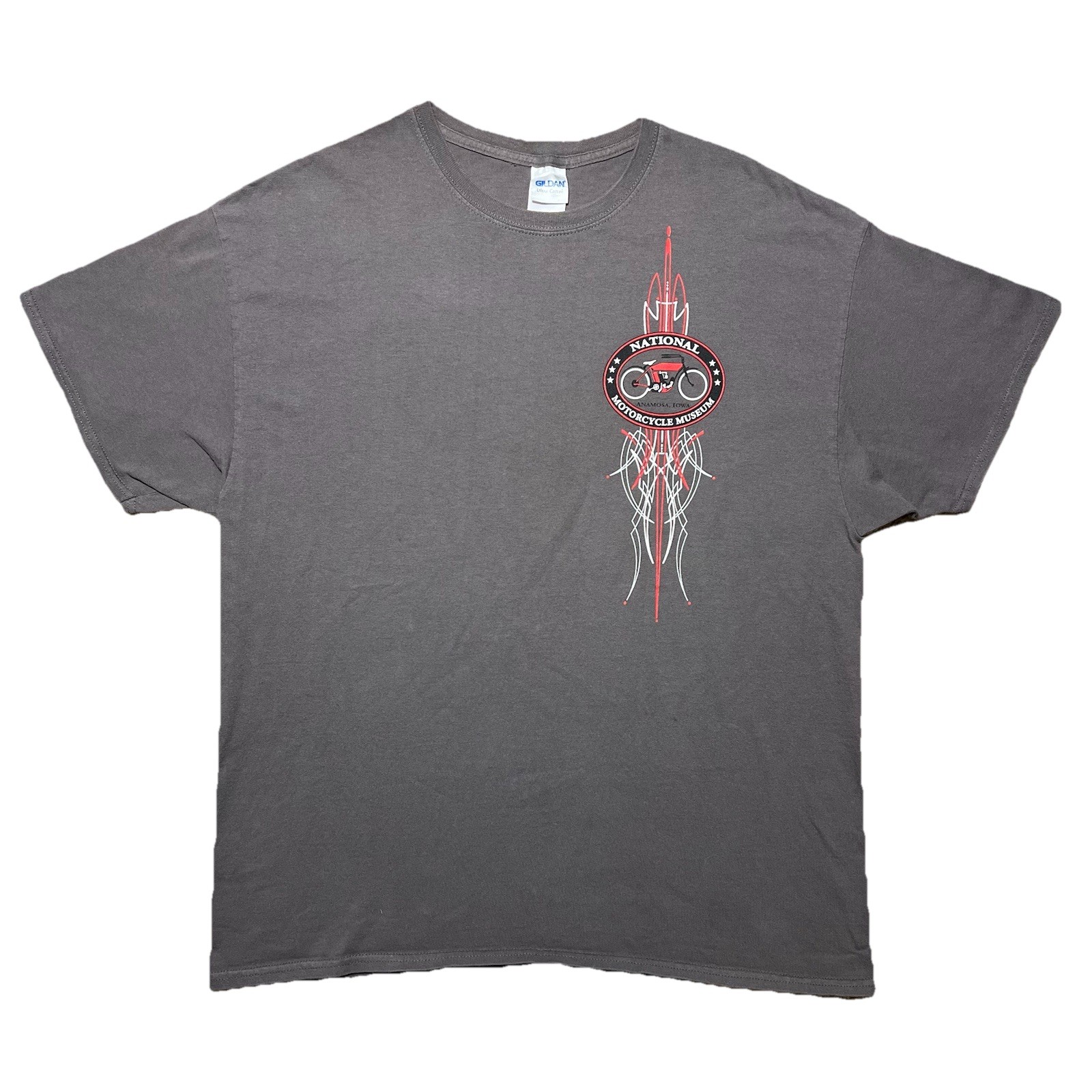 Vintage National Motorcycle Museum T Shirt XL Y2K Winged Back Graphic Biker Tee gallery