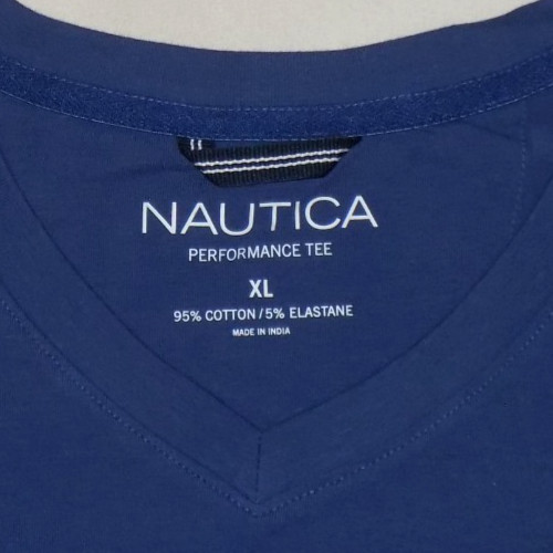 Nautica Men's Active Stretch Performance V-Neck T-Shirts Undrcurent XL New gallery