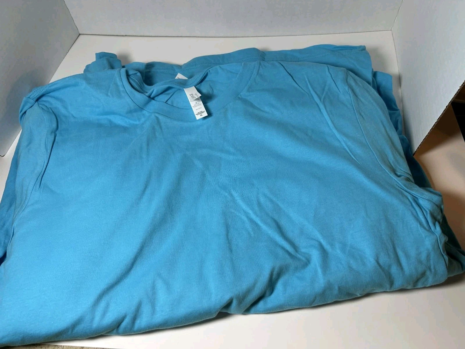 Lot Of 5 XL Bella + Canvas 3001C Unisex T Shirt Jersey Bulk Wholesale Turquoise gallery