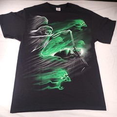 Delta Spirits Skull Graphic Short Sleeve Crew Neck T Shirt Mens Size XL Black