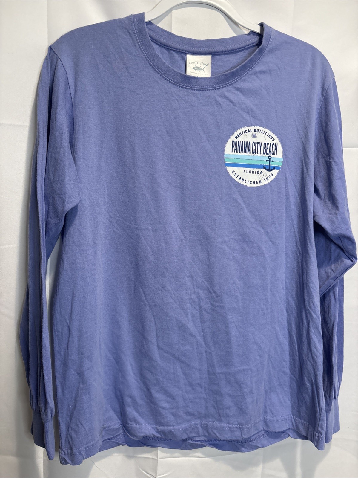 Spicy Tuna Coastal Outfitter Long Sleeve T-Shirt Size Medium