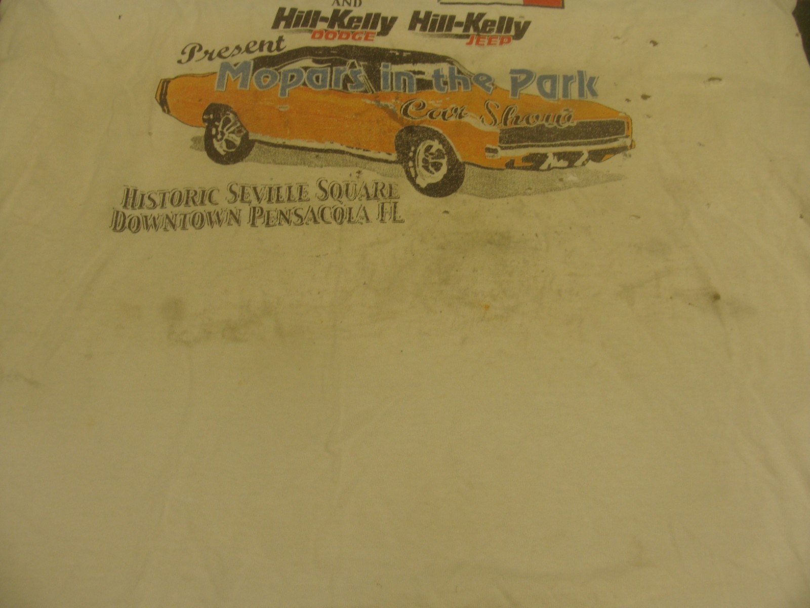 Mopar rare t shirt "Mopars in the Park" Pensacola Size: XL - read & see all gallery