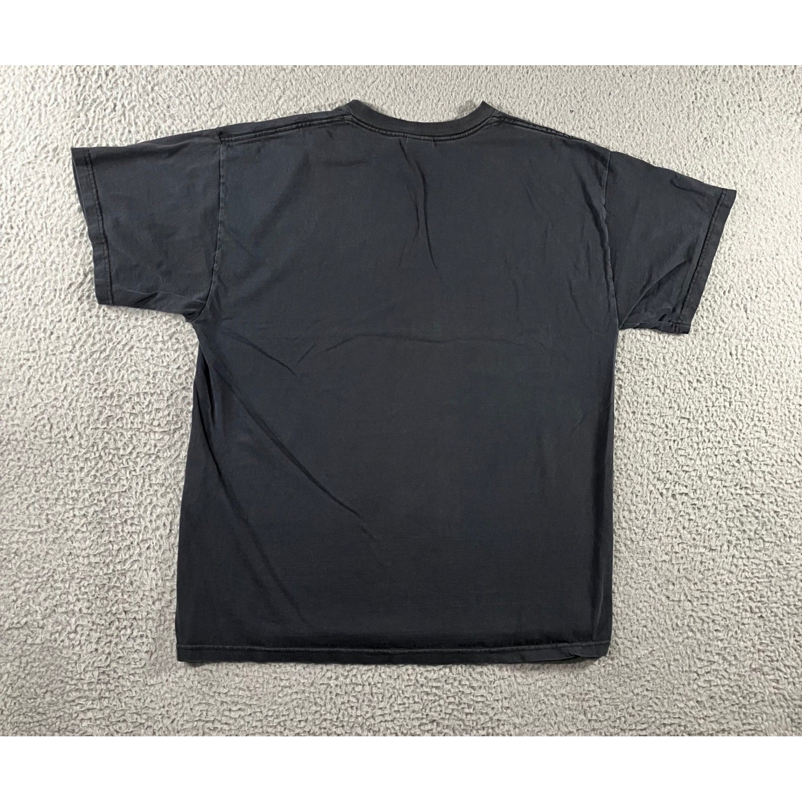 Vtg Delta Pro Mario Scarface Graphic T-Shirt Men L Faded Black Distressed Grunge gallery