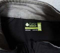 Tasc Performance Quarter Zip Pullover Mens Medium Black Bamboo Pebble Beach Golf