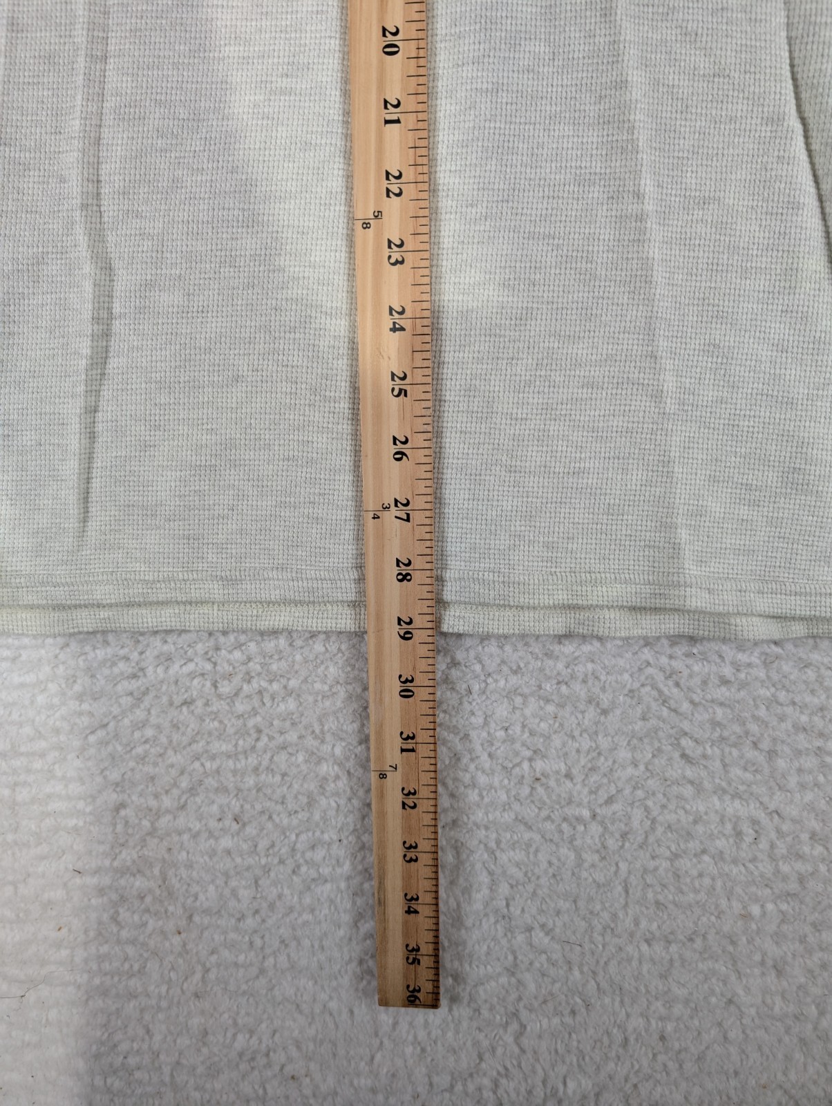 POLO RALPH LAUREN Waffle Knit Crewneck Pull-On Thermal White Shirt Men's 2XL gallery