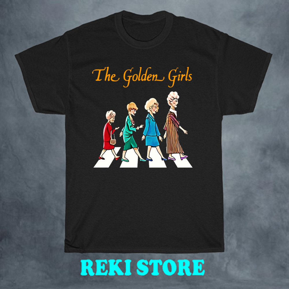 The Golden Girls Crossing Road Men’s Black Size S-5XL