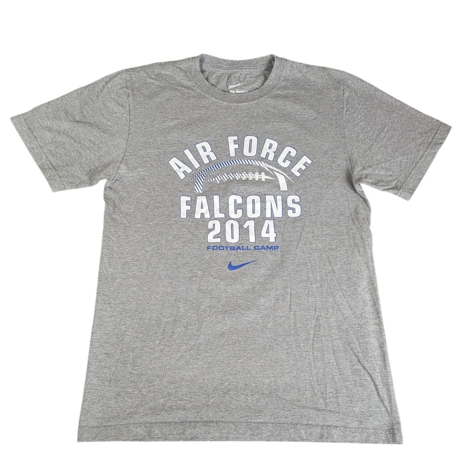 Nike Air Force Falcons 2014 Football Camp T-Shirt Heather Grey Just Do It Mens S gallery