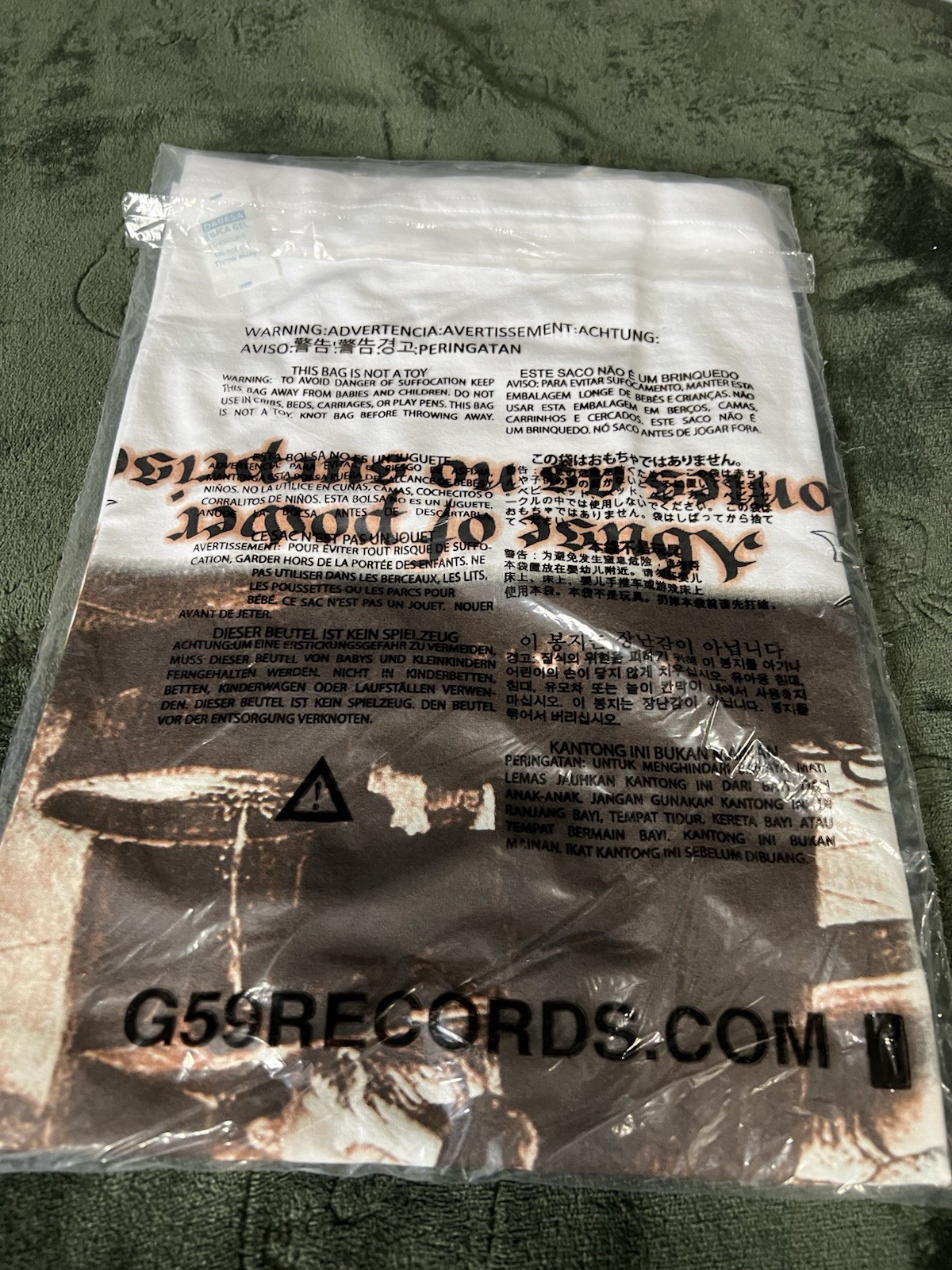 G59 $UICIDEBOY$ ABUSE OF POWER TEE 2XL - White - New With Tags gallery