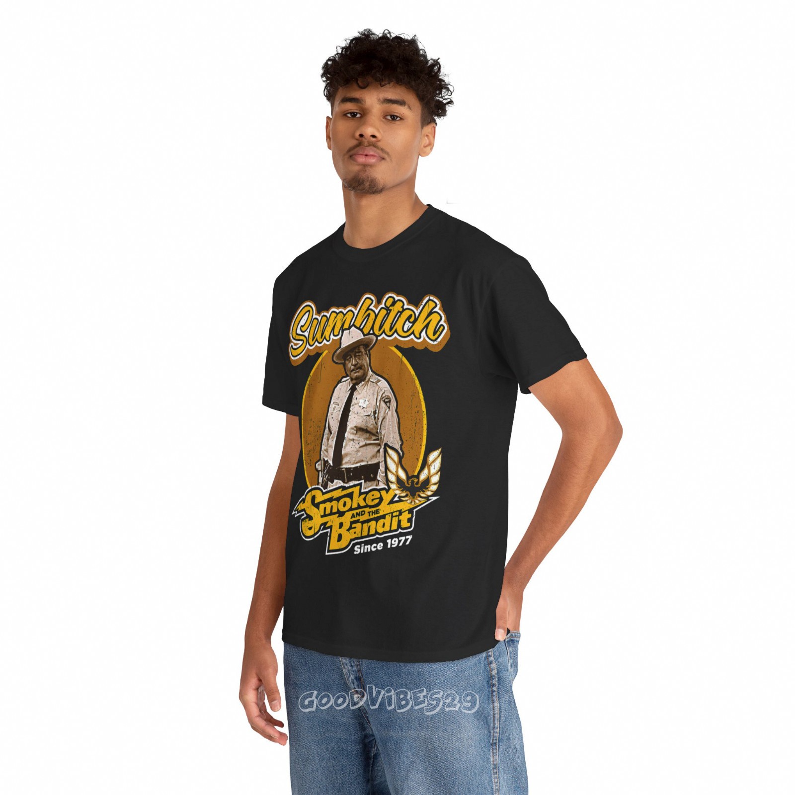 Sumbitch Smokey And The Bandit Buford T. Justice 90s S-5XL Tee Men Women Unisex gallery