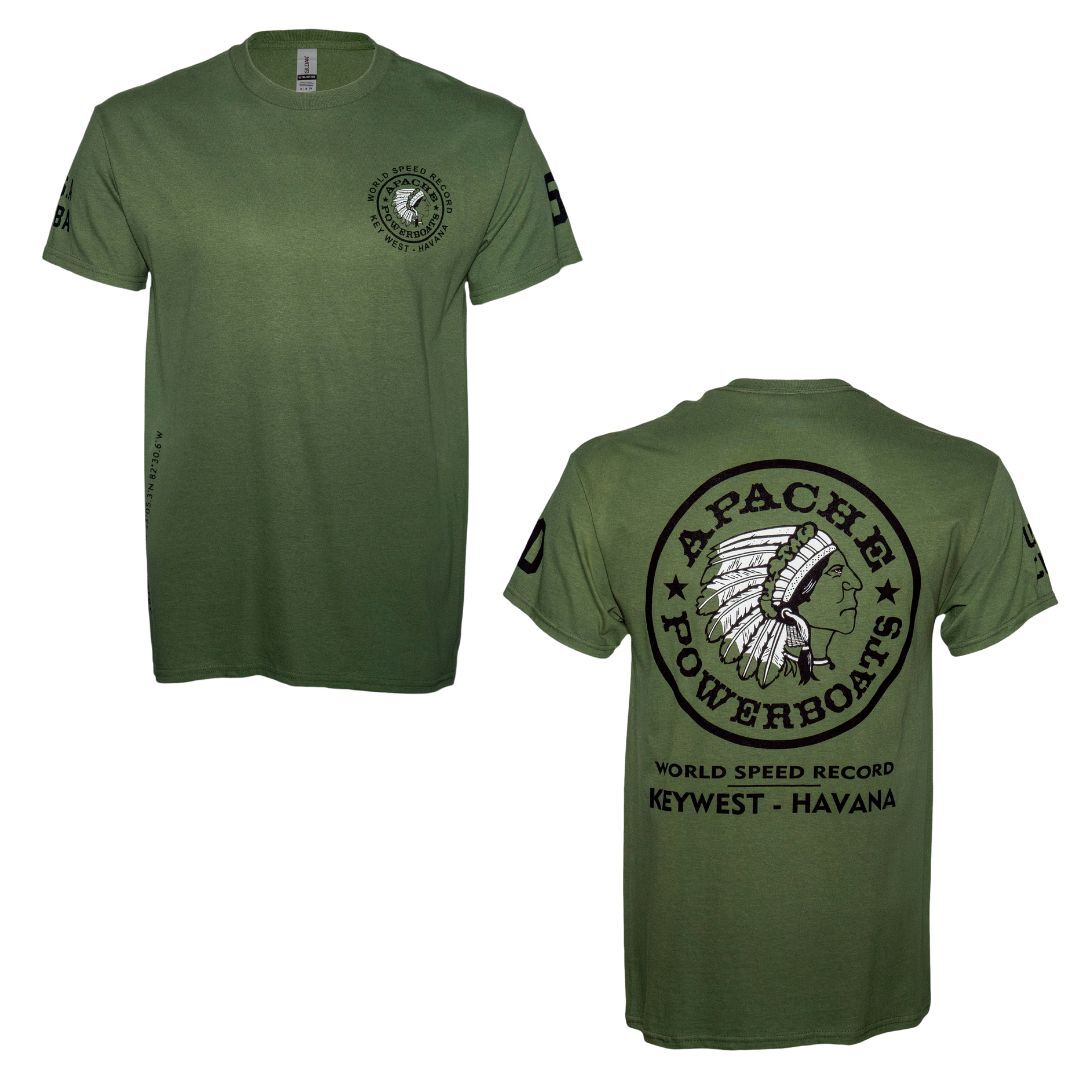 World Speed Record T-Shirt | Military Green gallery