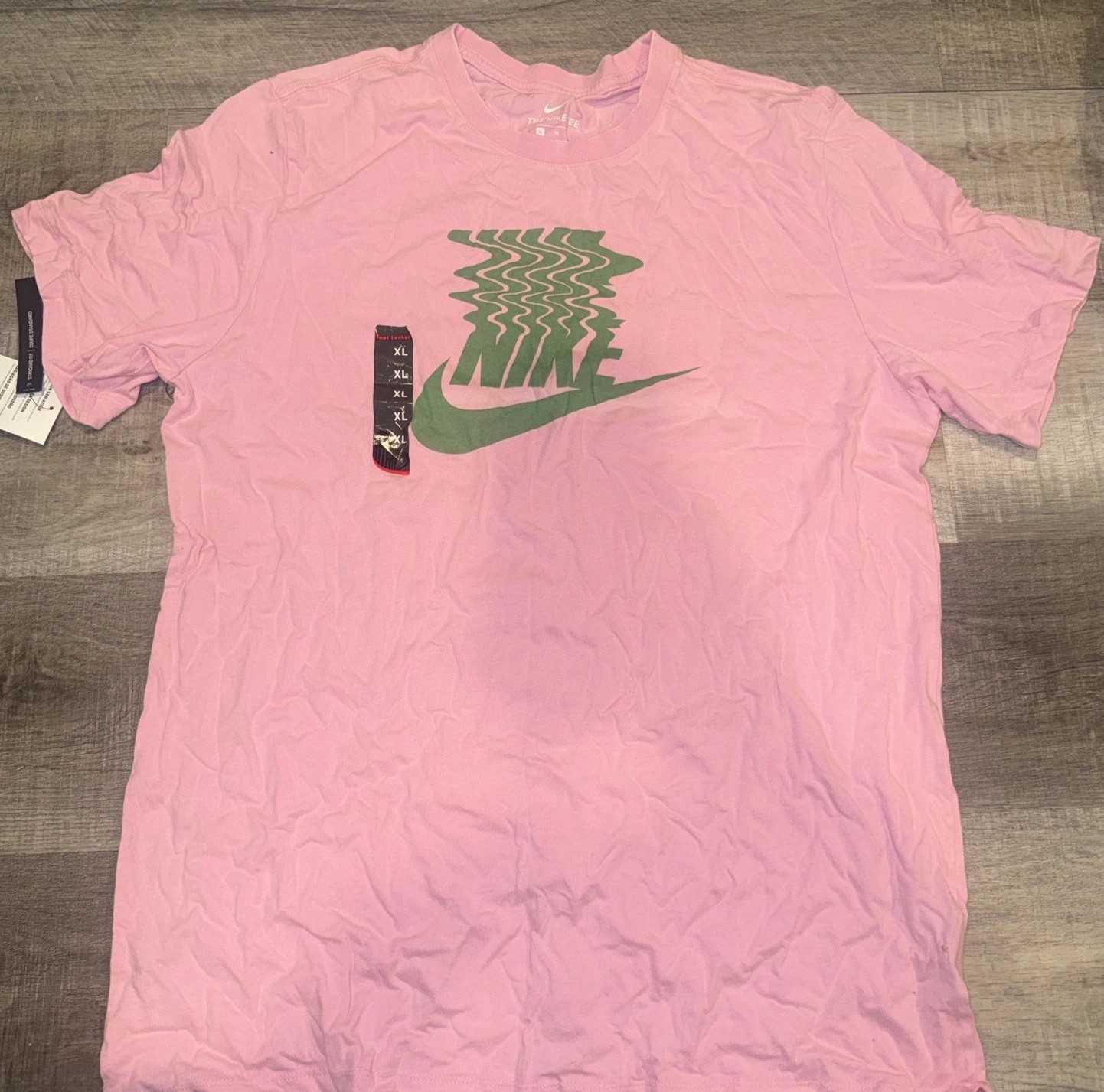 Nike Sportswear Pink Oil Slick Short Sleeve T-Shirt BV1997 Men’s Size XL gallery