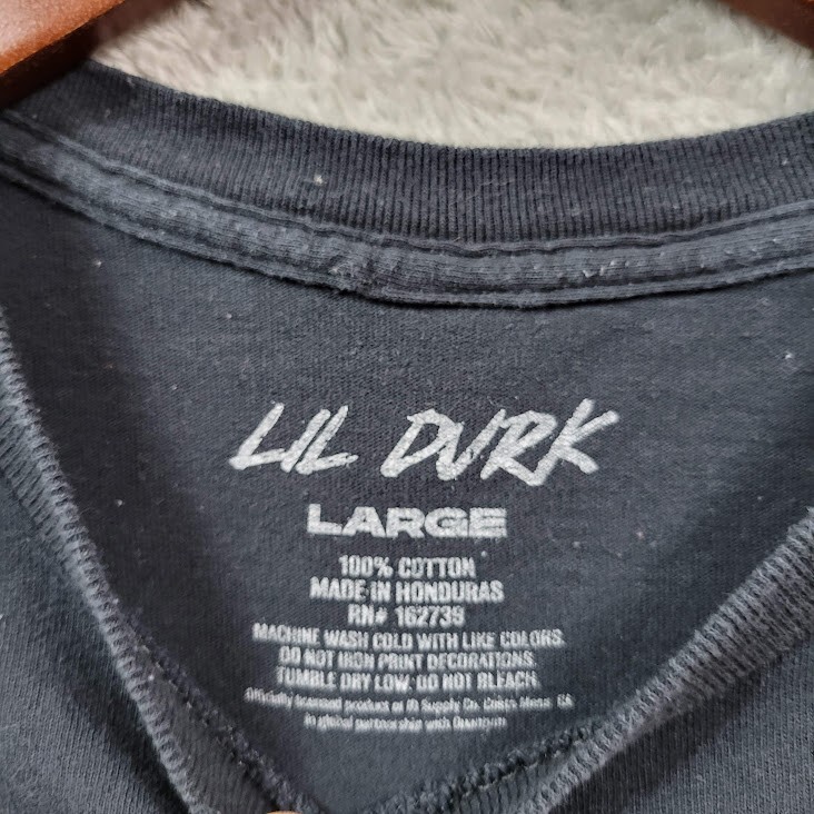 Lil Durk Shirt Mens Large Black Short Sleeve Concert Tour OTF gallery