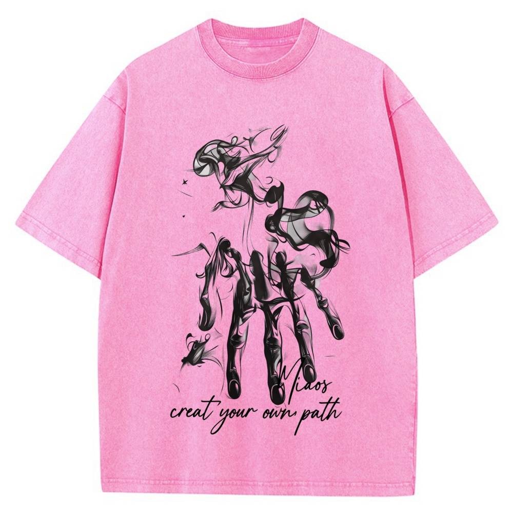 100% Cotton Oversized T-Shirt, Smoke Hand Art Vintage Streetwear Unisex Tee gallery