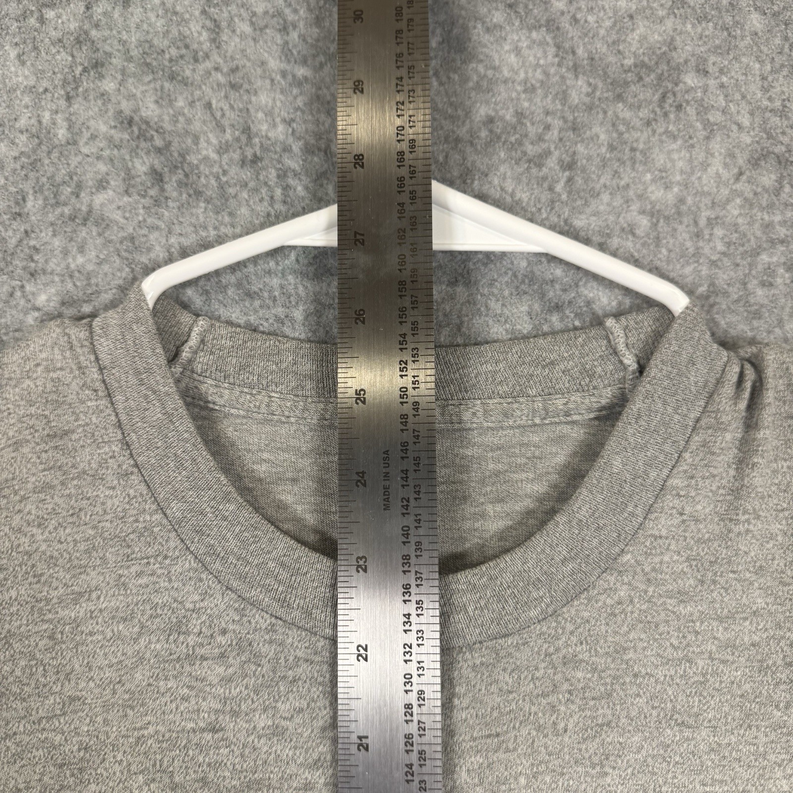 Vintage Starter Logo T-Shirt Single Stitch Gray 90s Sportswear Made USA Small gallery