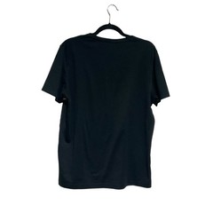 Fendi Black T-shirt Diagonal Multicolor FF Logo Stripe Pattern Print Size 52 Med
