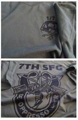 7th Special Forces Group “De Oppresso Liber” T-Shirt XL Army Special Forces