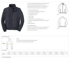 Parking Enforcement jacket, Economy, REFLECTIVE LOGO, charger jacket