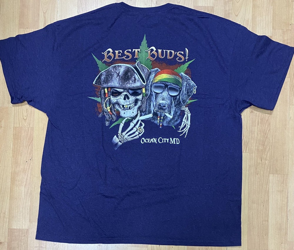 Best Buds Pirate Lab Marijuana Ocean City MD Men’s 2XL Shirt