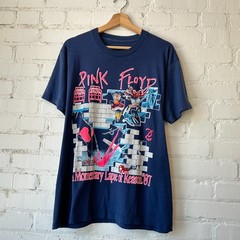 Vintage 80s Pink Floyd Momentary Lapse Of Reason Tour T Shirt Large