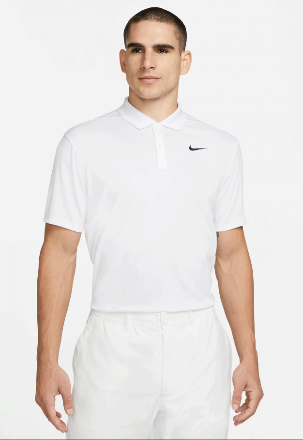 Nike Court Dri-FIT Men's T-Shirt White Size S-XL Sportswear Tennis Golf Top gallery