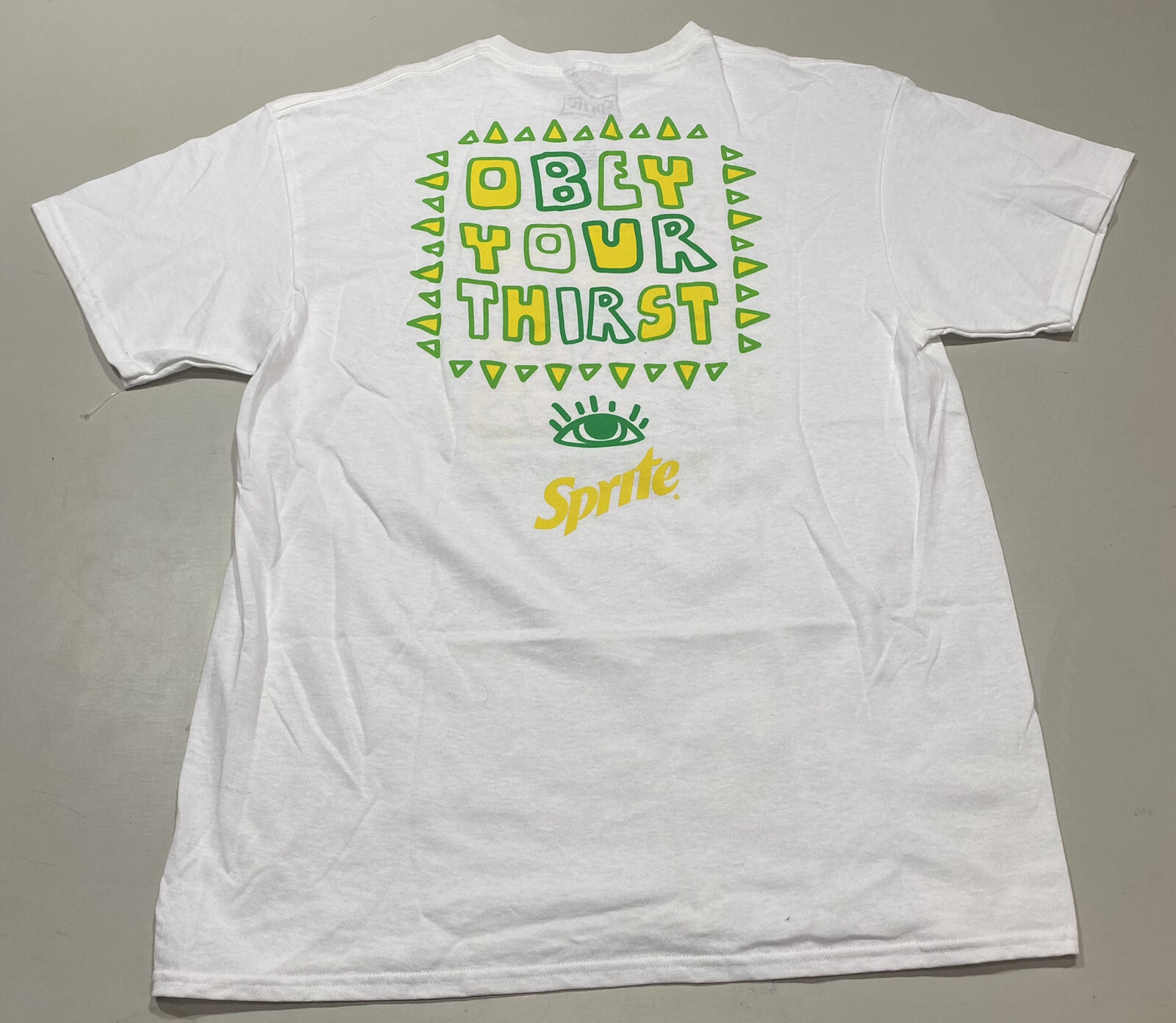 Pop Art SPRITE - 80’s Keith Haring Style Graphic T-Shirt Pink Green Adult Sz: L gallery